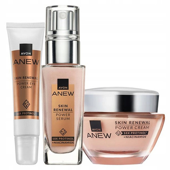 Avon Anew Zestaw do Twarzy z Protinolem 3 Sztuki