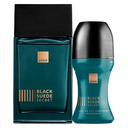 AVON Black Suede Secret Woda Toaletowa 100 ml + Dezodorant w Kulce