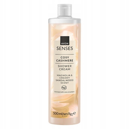 Żel pod prysznic AVON SENSES Cosy Cashmere 500 ml - nowość