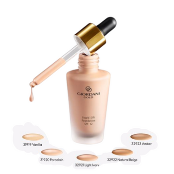 Oriflame Podkład Giordani Gold Liquid Silk SPF 12 Amber