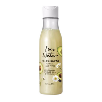 Oriflame Szampon 2 w 1 Love Nature z organicznym olejkiem z awokado