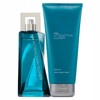 Zestaw Avon Attraction Closer: Woda Toaletowa 75 ml + Żel Do Mycia