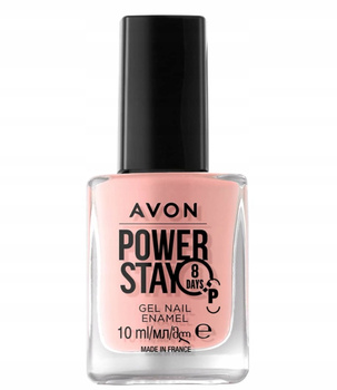 AVON ŻELOWY LAKIER DO PAZNOKCI POWERSTAY NUDE SILH